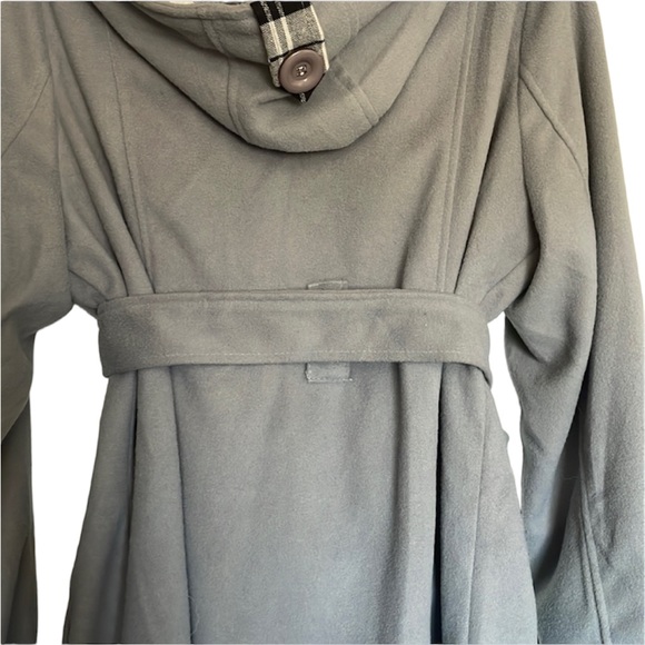 ⭐️NWOT⭐️ Beautiful breasted grey trench coat - NEW without tags - Picture 12 of 12